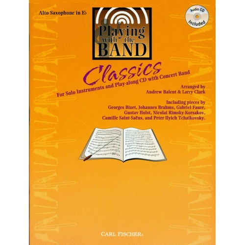 Playing With The Band Classics Alto Sax Book/CD 