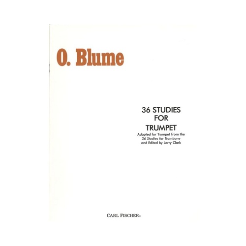 36 Studies for Trumpet by Oscar Blume