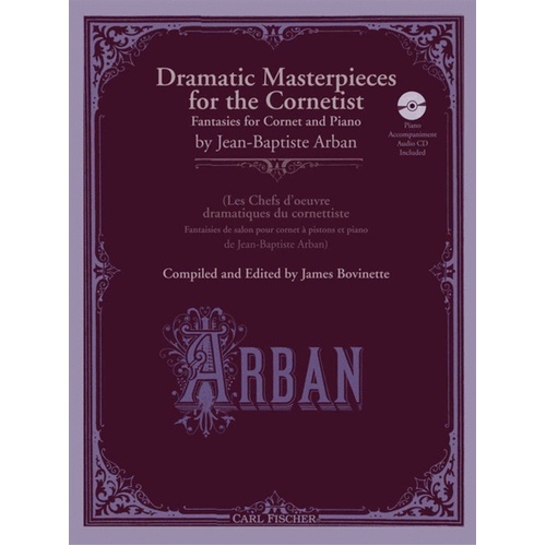 Dramatic Masterpieces For Cornetist Trumpet/Piano Book/ 