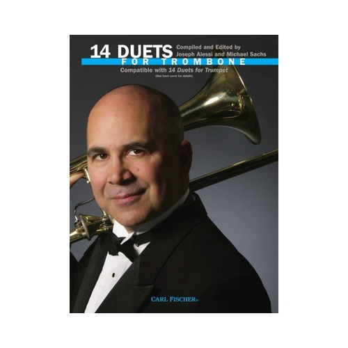 14 Duets for Trombone by Carl Fischer - Trombone Duet Format, 1 Page