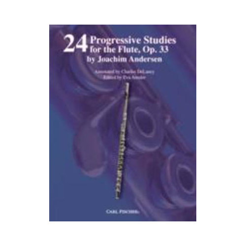 24 Progressive Studies for the Flute Op. 33 by Joachim Andersen - Carl Fischer Edition