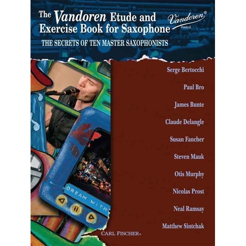 Vandoren Etude and Exercise Book for Saxophone by Carl Fischer, 88 Pages