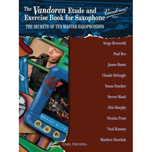 Vandoren Saxophone Etude and Exercise Book by Carl Fischer, 88 Pages