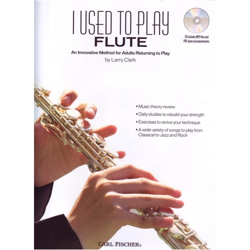 I Used to Play Flute Book with CD by Larry Clark