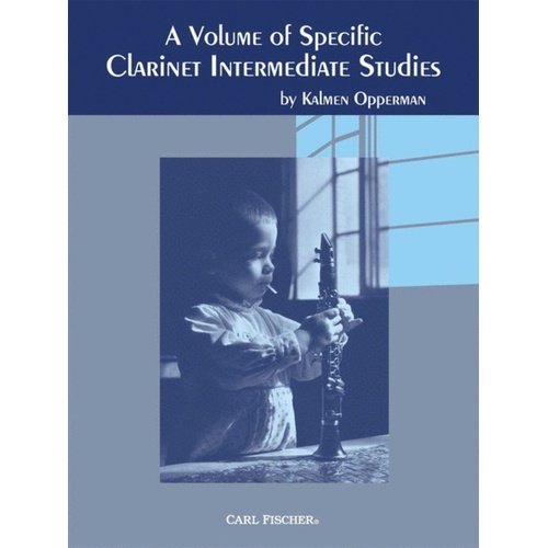 Volume Of Specific Clarinet Intermediate Studies 