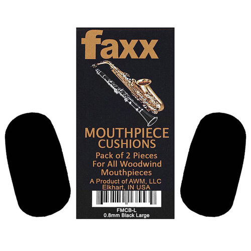 Faxx Large Mouthpiece Cushion Black PK-2