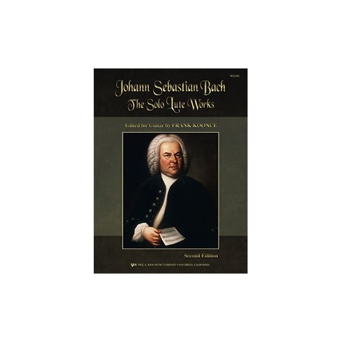 Solo Lute Works of J.S. Bach, Edited by Frank Koonce, for Guitar, 2nd Edition, 162 Pages, Neil A. Kjos Music Company