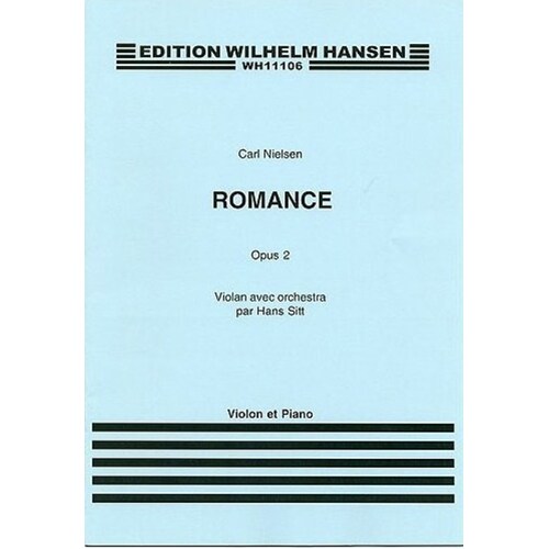 Nielsen - Romance Op 2 Violin/Piano (Softcover Book)