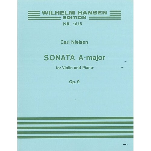 Nielsen - Sonata A Maj No 1 Op 9 Violin/Piano (Softcover Book)
