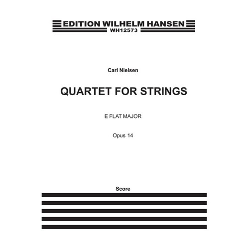 Nielsen - String Quartet No 3 Op 14 Score/Parts