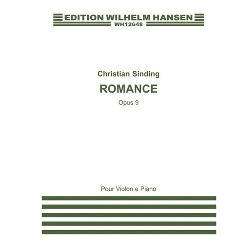 Sinding - Romance Op 9 For Violin/Piano