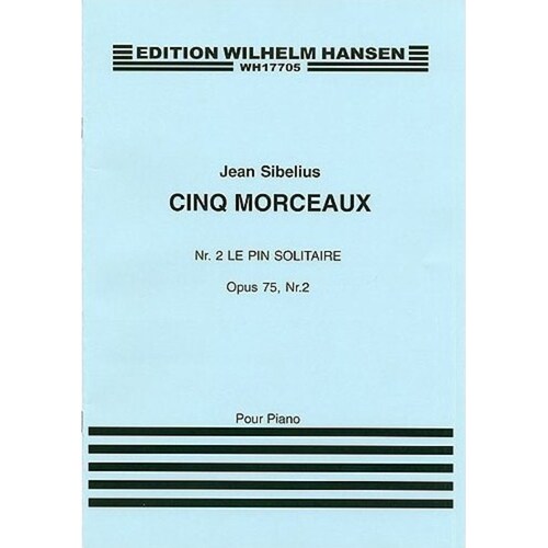 Sibelius - 5 Piano Pieces Op 75 No 2 Solitary Fir Tree (Softcover Book)