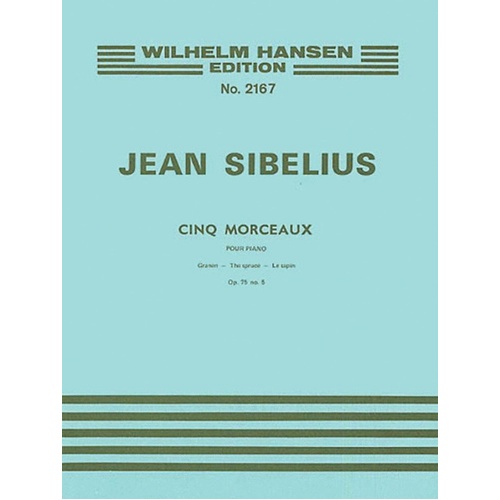 Sibelius - 5 Piano Pieces Op 75 No 5 Spruce Tree (Softcover Book)