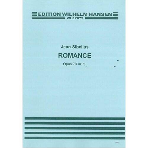 Sibelius Romance Op.78 No.2 Violin(Or Cello)/Piano 
