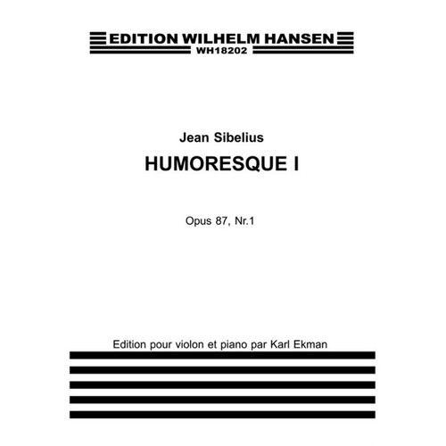 Sibelius Humor. 1 Op.87 No.1 Violin/Piano 