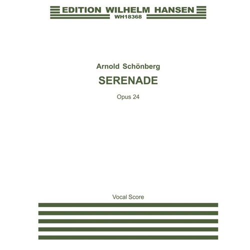 Schoenberg Serenade Op.24 Voice/Piano 
