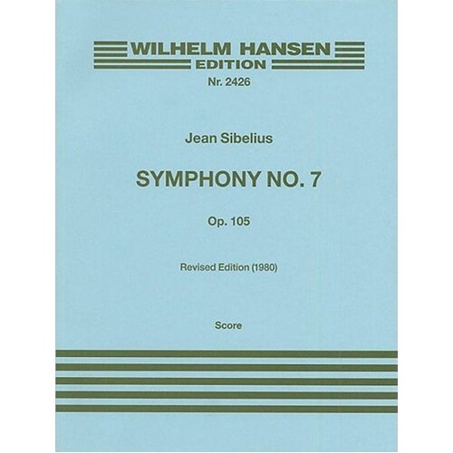 Sibelius Symphony No.7 Full Score