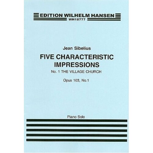 Op.103 No 1 The Village Church Piano 