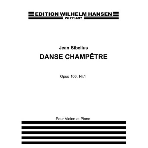 Sibelius Dance Champetre Op.106 No.1 Violin/Piano 