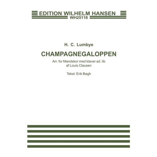Lumbye Champagne Gallop TTBB Choral(Arch