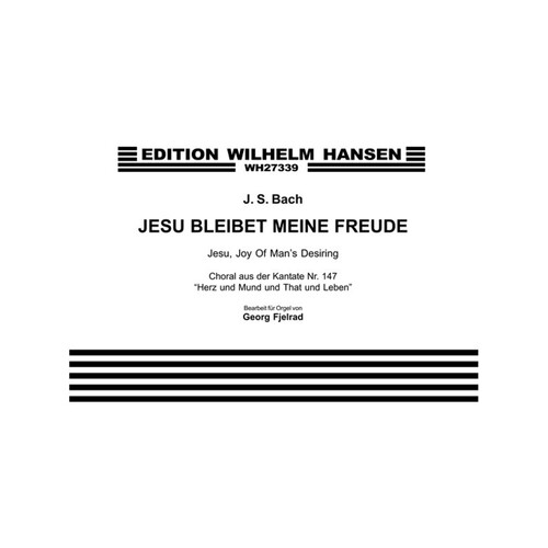 Bach Jesu Joy Of Mans Desiring Organ 