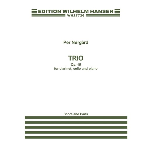 Norgard Trio Op.15 Score & Parts