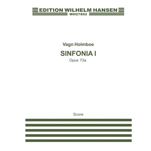Holmboe Sinfonia No.1 Strings(Study Scor 