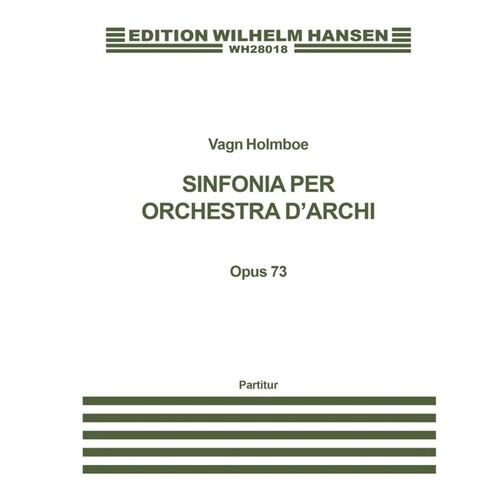 Holmboe Sinfonia No.3 Strings(Study Scor 