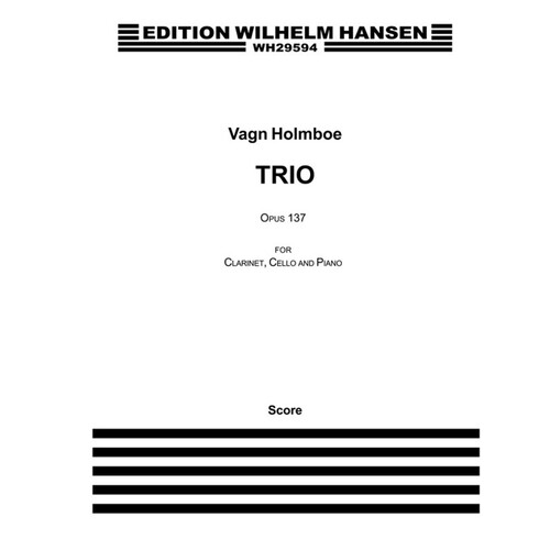 Holmboe Trio Op.137 Set Of Parts