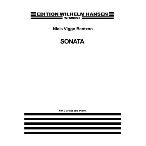 Bentzon Sonata Clarinet and Piano Op.63 