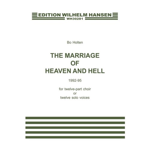 Bo Holten The Marriage Of Heaven & Hell V/Score