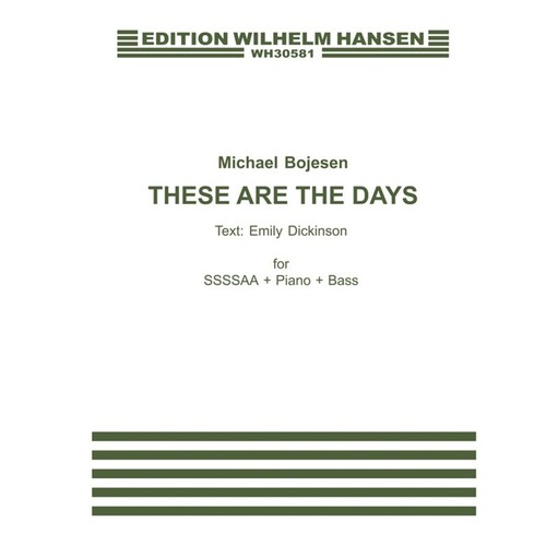 Bojesen These Are The Days ssssAA - D/ Bass -