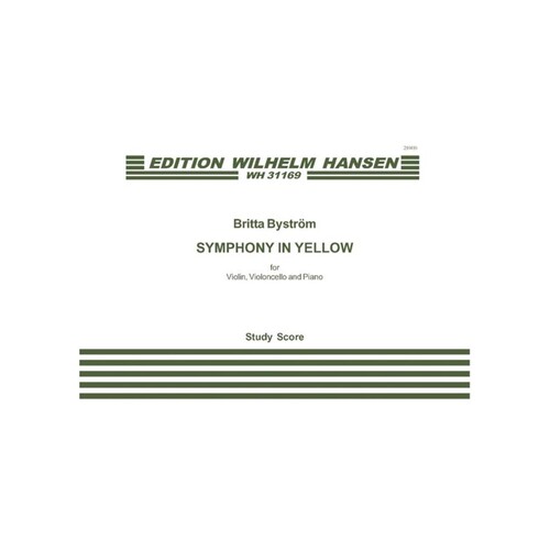 Symphony In Yellow Study Score