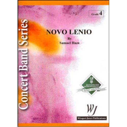 Novo Lenio Concert Band 4 Score/Parts