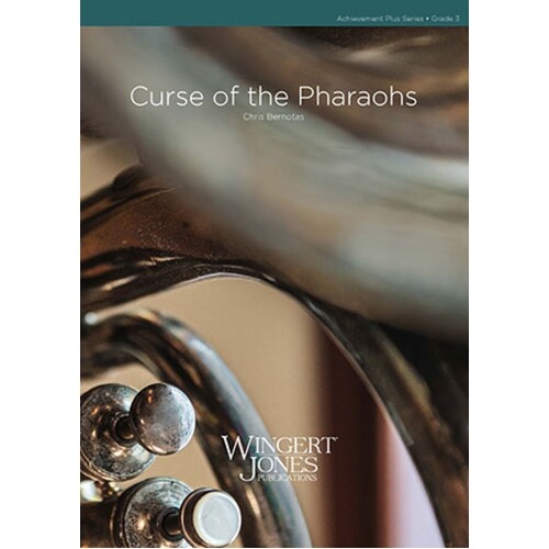 Curse Of The Pharaohs Concert Band 3 Score/Parts