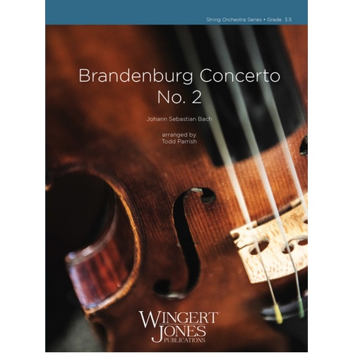Brandenburg Concerto No 2 So3.5 Sc/Pts Score/Parts