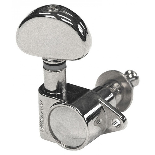 Wilkinson Chrome Finish 3+3 Tuning Machines for Acoustic/Electric Guitars - Pack of 6