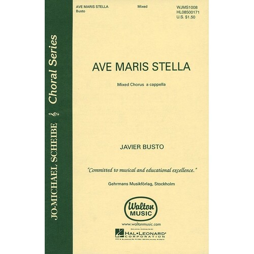 Ave Maris Stella SATB (Octavo)