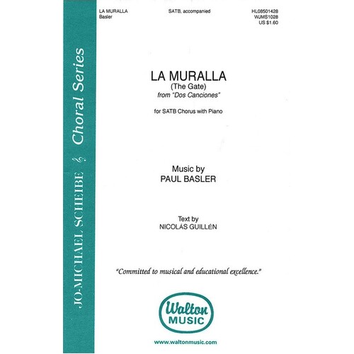 La Muralla (Dos Canciones) SATB (Octavo)