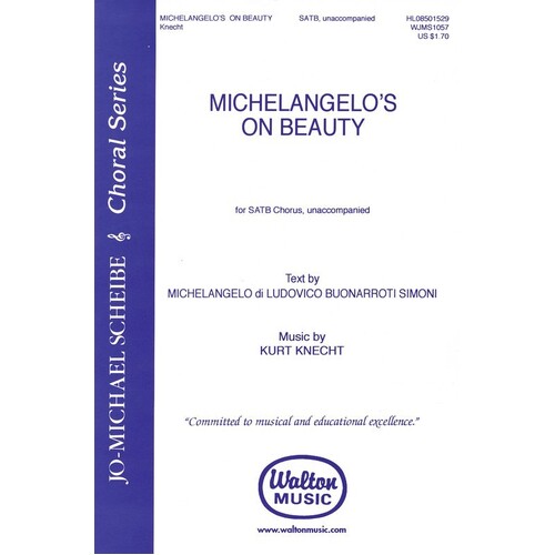 Michelangelos On Beauty SATB (Octavo)