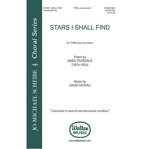 Stars I Shall Find TTBB (Octavo)