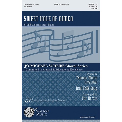 Sweet Vale Of Avoca SATB (Octavo)