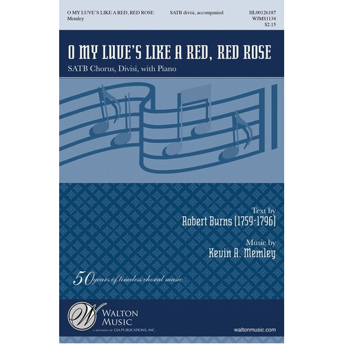 O My Luves Like A Red Red Rose SATB Divisi (Octavo)