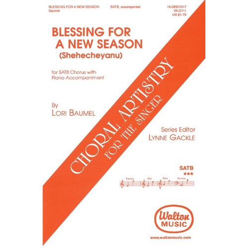 Blessing For A New Season SATB (Octavo)