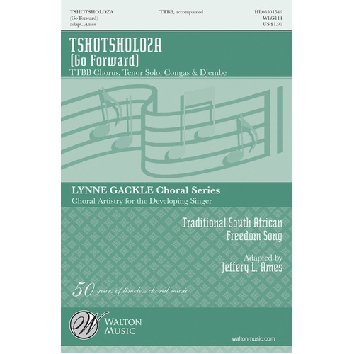 Tshotsholoza for TTBB Choir - Traditional African Freedom Song Arrangement