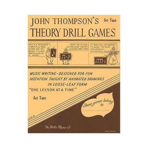 Theory Drill Games Set 2 by John Thompson