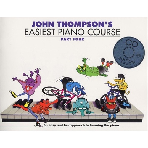 John Thompson's Easiest Piano Course Part 4 Book and CD Edition