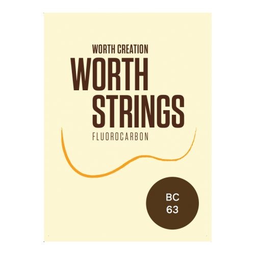 Worth Ukulele Ukulele Strings Brown Fluoro-Carbon Custom - 2 Restrings Per Packet