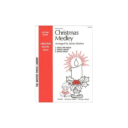 Christmas Medley S/S Primer Level for Piano by Neil A. Kjos Music Company - 4 Pages