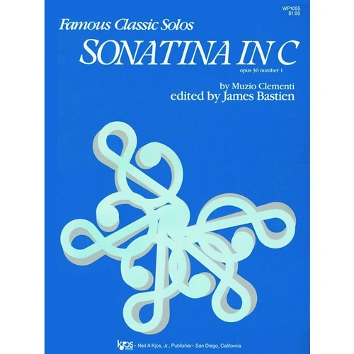 Sonatina in C, Op. 36, No. 1 by Neil A. Kjos Music Company for Piano, 1 Page
